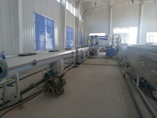 Plastic HDPE Rioleringsbuis die tot Machine maken Enige PE pp van de Schroefextruder Buisproductielijn