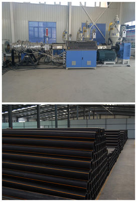 Enige Schroefpp RPE PE Pijpextruder met Omron-Temperatuur Contrller
