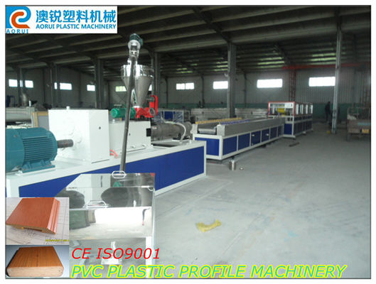PE van pvc WPC pp Houten Samengestelde Plastic Profielproductielijn die Extrudermachines met geringe geluidssterkte maken