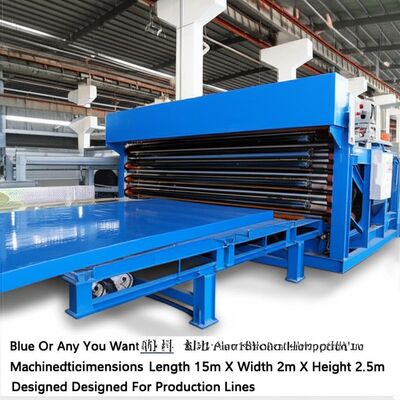 Goede prijs. Blauw of wat je maar wilt PVC Plastic Board Making Machine Machinedimensies Lengte 15m X Breedte 2m X Hoogte 2,5m Ontworpen voor productielijnen online